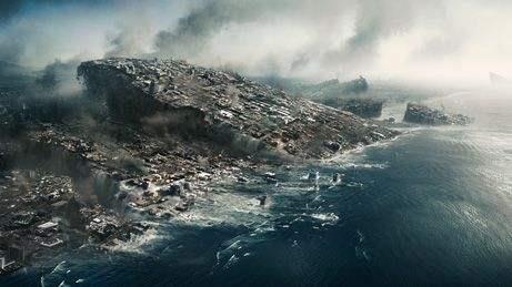 天塌了,地陷了,只见你一手撑着半边天,一脚踩在深坑